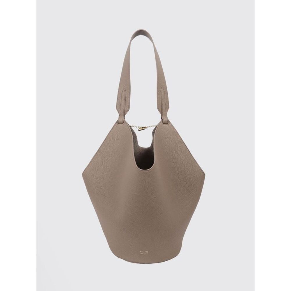 Khaite Women Khaite Medium Lotus Grained Calfskin Leather Tote Bag